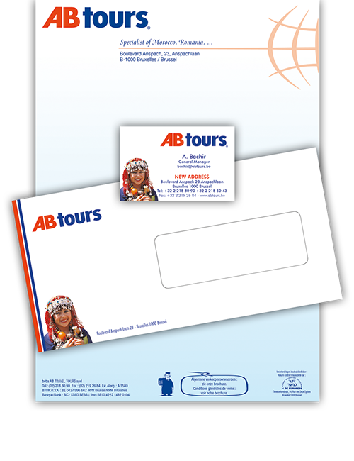 Têtes de lettre, carte compliment, carte de visite, enveloppe, papeterie